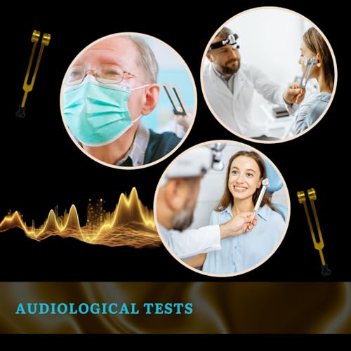 Tuning Forks for Healing Set 128/256/512Hz - Sound Healing Instruments - Sound Therapy - Tuning Fork Set - Chakra Tuning Forks -Tuning Fork Medical (Reduce Pain & Stress) - Diapason