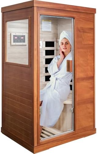 Single Person Luxurious Sauna Retreat with Premium Finland Spruce Construction
