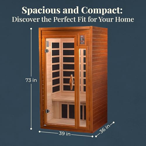 1-2 Person FAR Infrared Sauna for Total Mind-Body Rejuvenation