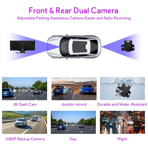 10.26" Wireless Carplay, Backup Camera, Blue-Tooth, GPS Navigation, Mirror Link, Fits All Vehicles