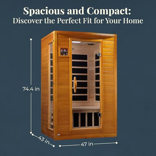 2-Person Home Sauna for Detox, Healing, and Relaxation