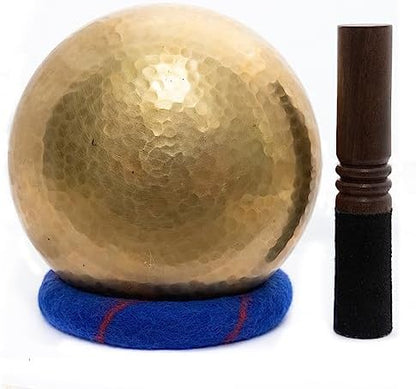 Ohm Store Tibetan Singing Bowl Set — Meditation Sound Bowl Handcrafted in Nepal for Yoga, Chakra Healing, Mindfulness, and Stress Relief — Unique Spiritual Gifts for Women and Men
