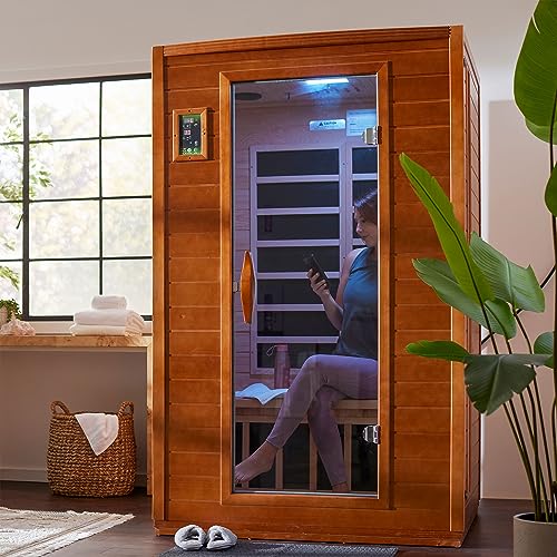 2-Person Home Sauna for Detox, Healing, and Relaxation
