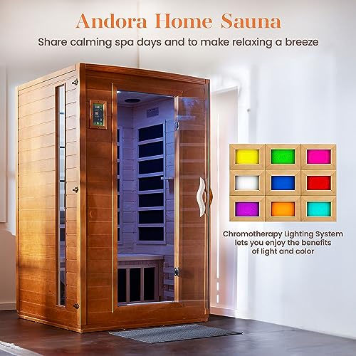 2-Person Home Sauna for Detox, Healing, and Relaxation